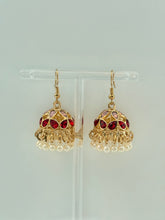 Load image into Gallery viewer, Gold Kundan Jhumki