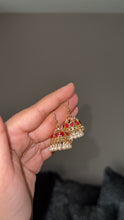 Load image into Gallery viewer, Gold Kundan Jhumki