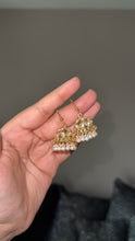Load image into Gallery viewer, Gold Kundan Jhumki