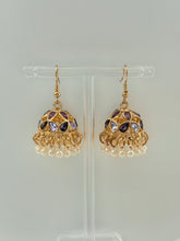 Load image into Gallery viewer, Gold Kundan Jhumki