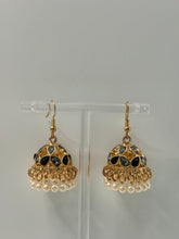 Load image into Gallery viewer, Gold Kundan Jhumki