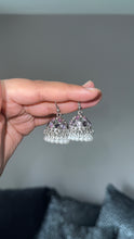 Load image into Gallery viewer, Silver Kundan Jhumki
